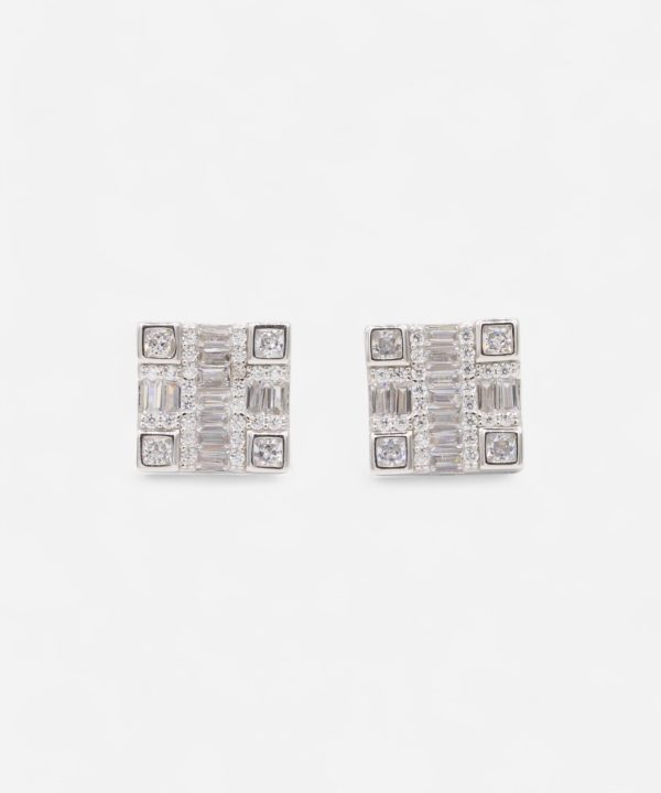 Crystal Grid Earrings