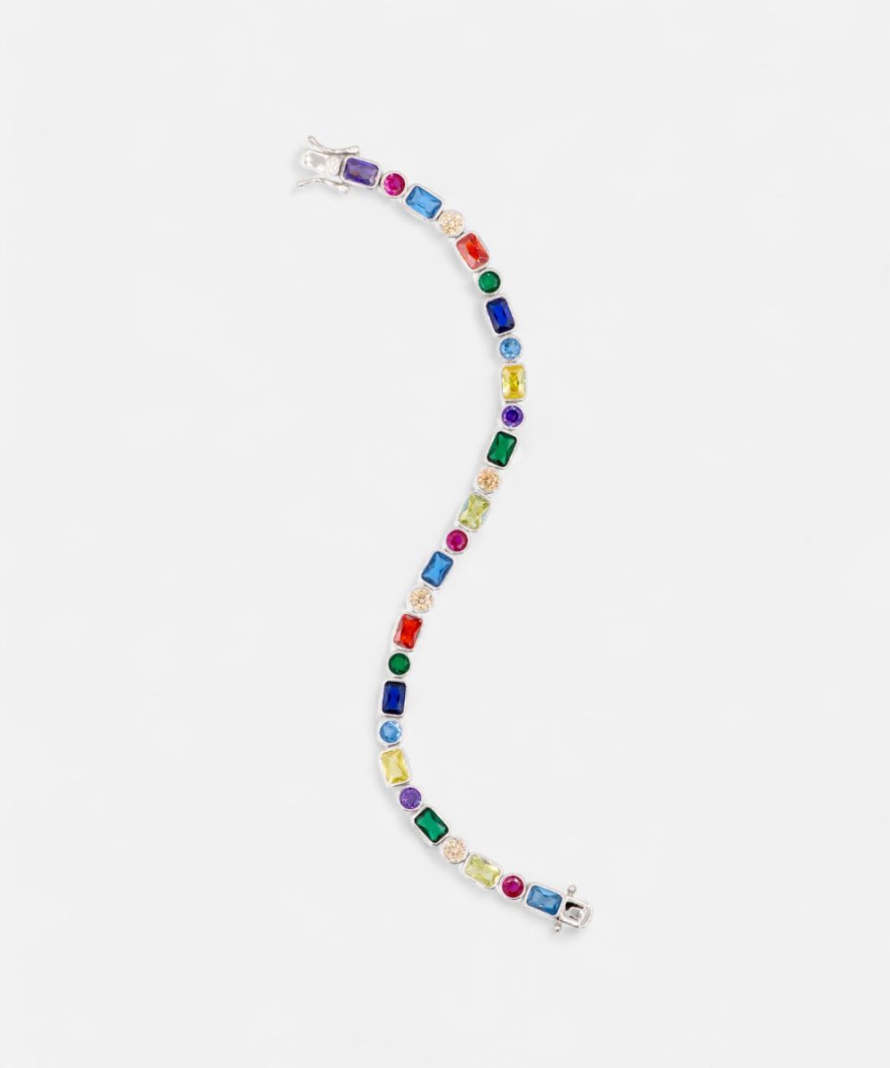 Vibrant Jewel Mosaic Bracelet