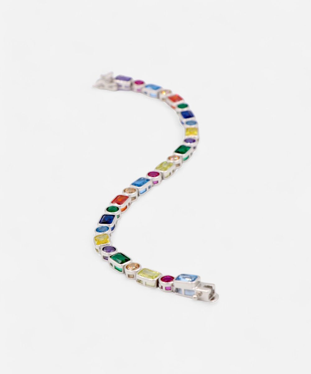 Vibrant Jewel Mosaic Bracelet - Image 2