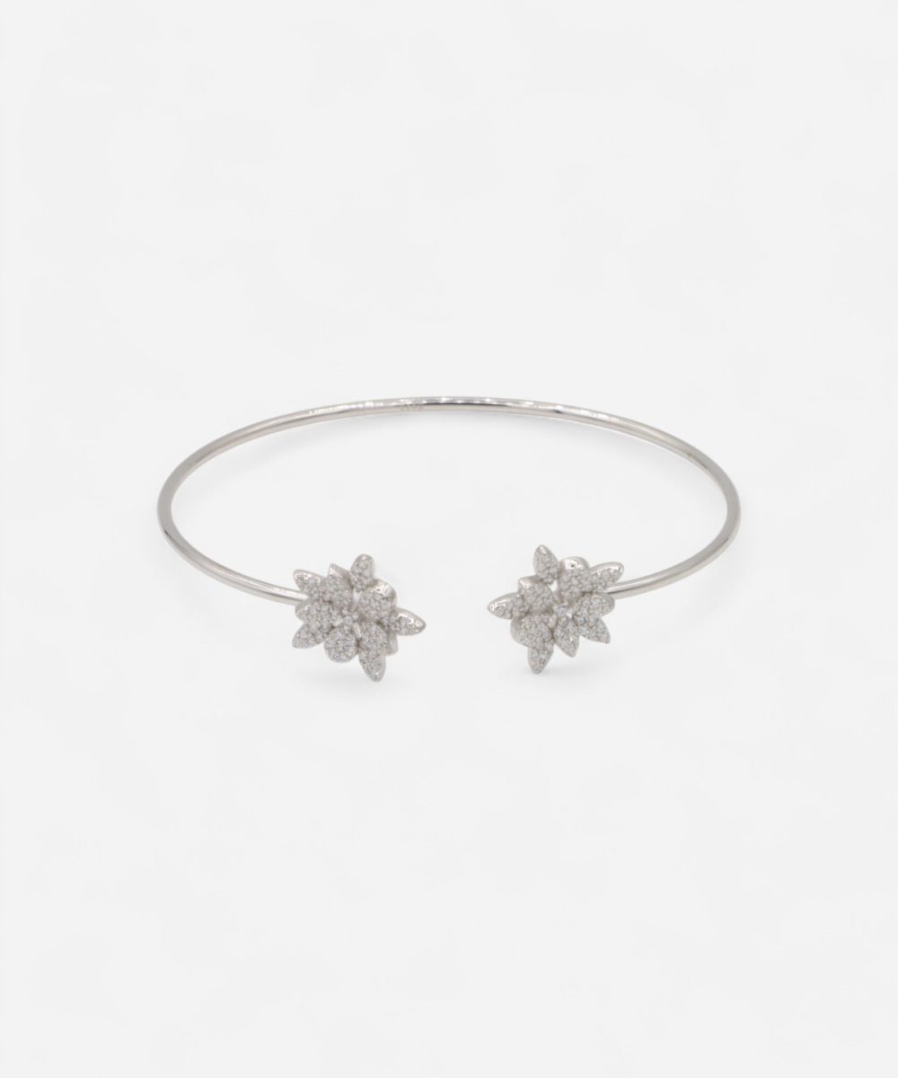 Floral Radiance Open Cuff