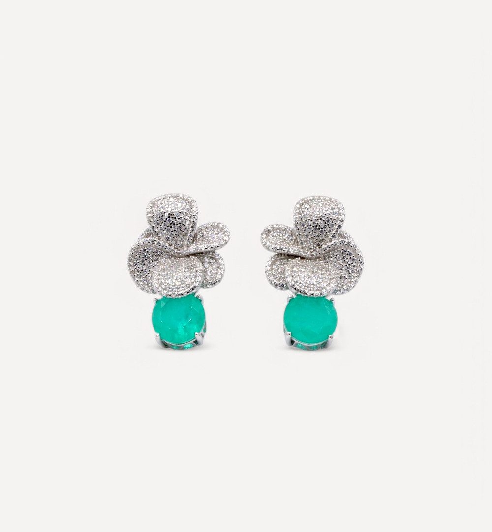 Silver Earrings - T178