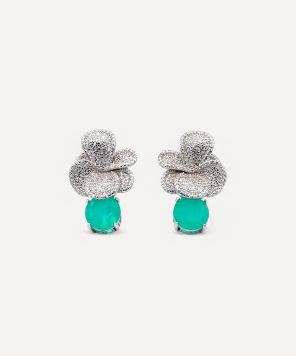Silver Earrings - T178