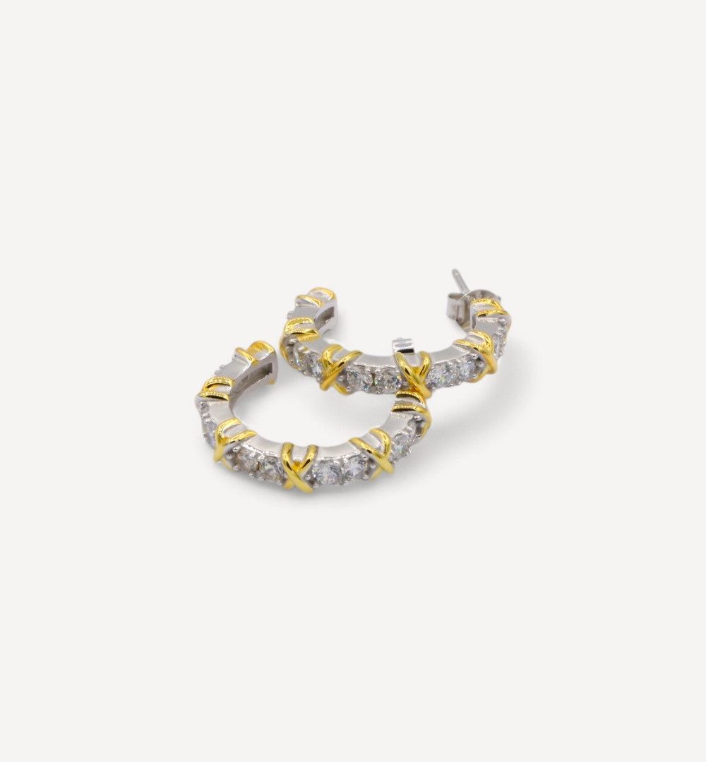 Silver Earrings - T179